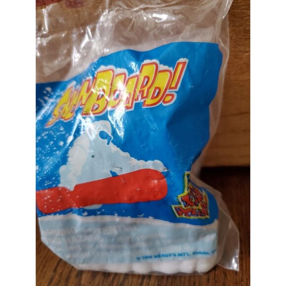 Vtg NEW sealed Wendy’s Kids Meal Snowboard Toy, 1998 - Picture 2 of 4